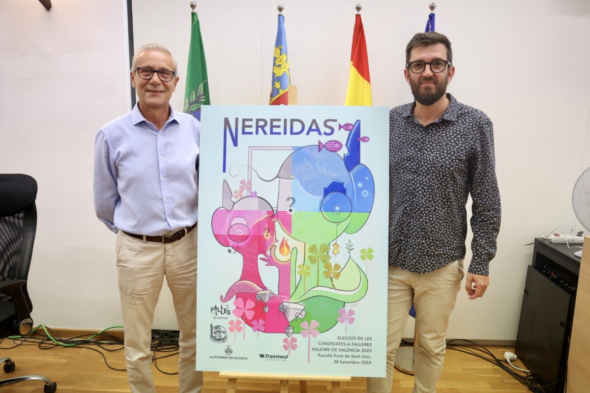 Presentación Cartel gala de elección de las candidatas a Falleras Mayores de Valencia 2025